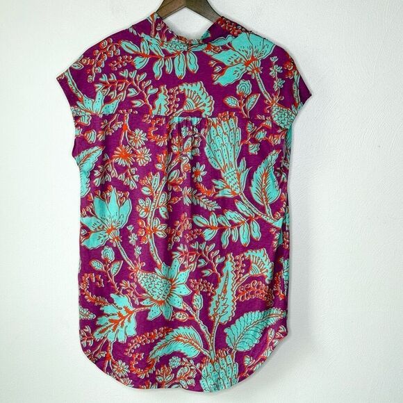 Soft Surroundings Twilight Luau Printed Tunic - Women’s US M - Picture 3 of 6
